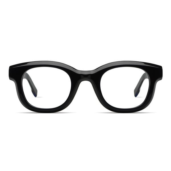 Owen Optical / Black Space Acetate & Blue - Light Lens - Shade Files